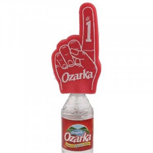 Spirit 6 1/2 in. Mini Number 1 Hand with Bottom Slit Promotional Custom Imprinted With Logo