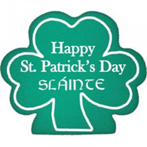 Spirit 12 in. Shamrock Promotional Custom Imprinted With Logo