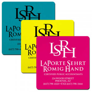 Jumbo Square Jar Opener Promotional Custom Imprinted With Logo