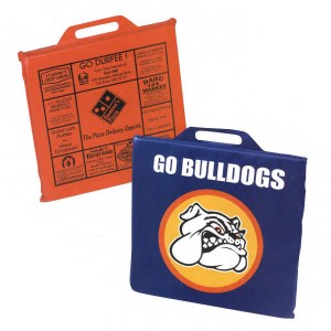 Economy Stadium Cushion - Vinyl - 11" x 11" x 1" Promotional Custom Imprinted With Logo Economy Stadium Cushion - Vinyl - 11" x 11" x 1" Promotional Custom Imprinted With Logo