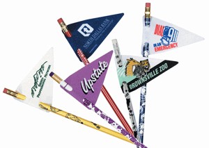 Pencil Pennants Promotional Custom Imprinted With Logo Pencil Pennants Promotional Custom Imprinted With Logo