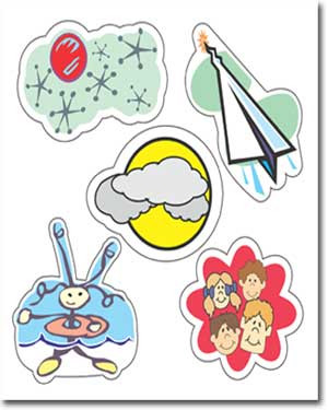 Small Sticker Sheets Promotional Custom Imprinted With Logo