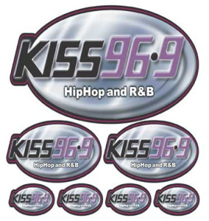 Medium Sticker Sheets Promotional Custom Imprinted With Logo