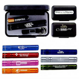 Mag-Lite Solitaire Flashlight Promotional Custom Imprinted With Logo Mag-Lite Solitaire Flashlight Promotional Custom Imprinted With Logo