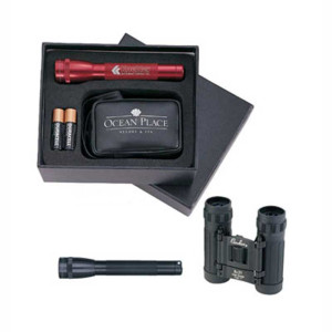 Mini Mag-Lite Binocular Combination Set Promotional Custom Imprinted With Logo
