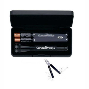 Mini Mag-Lite w/Dakota Full Size Multi-Function Tool Promotional Custom