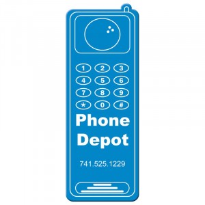 Cell Phone Shape Magnet - Medium - 20 mil Promotional Custom Imprinted With Logo Cell Phone Shape Magnet - Medium - 20 mil Promotional Custom Imprinted With Logo