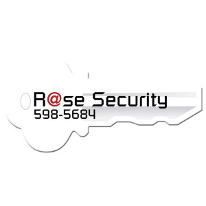 Key Shape Magnet - Medium - 20 mil Promotional Custom Imprinted With Logo