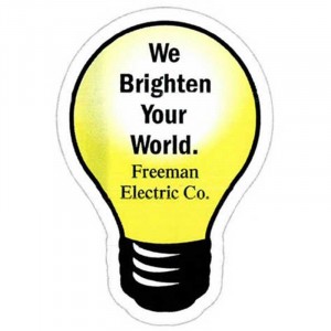 Light Bulb Shape Magnet - Medium - 20 mil Promotional Custom Imprinted With Logo