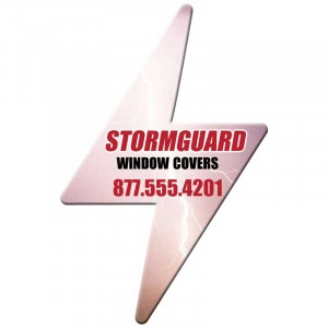 Lightning Bolt Shape Magnet - Medium - 20 mil Promotional Custom Imprinted With Logo