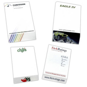 Magic Sticky Pad 3 7/8 x 5 3/4 - 150 Sheets Promotional Custom Imprinted With Logo