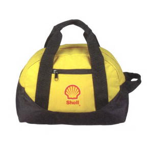Two-Tone Mini Sports Bag Promotional Custom Imprinted With Logo