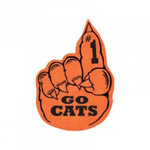 Spirit 13 in. Number 1 Claw Mitt Promotional Custom Imprinted With Logo