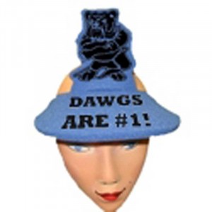 Spirit Standing Bulldog Visor Promotional Custom Imprinted With Logo Spirit Standing Bulldog Visor Promotional Custom Imprinted With Logo
