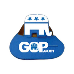 Spirit GOP Elephant Visor Promotional Custom Imprinted With Logo