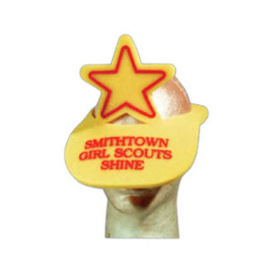 Spirit 5 Pt. Star Visor Promotional Custom Imprinted With Logo Spirit 5 Pt. Star Visor Promotional Custom Imprinted With Logo