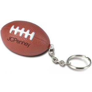 Football Key Chain Stress Ball Promotional Custom Imprinted With Logo Football Key Chain Stress Ball Promotional Custom Imprinted With Logo