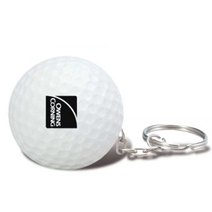 Golf Ball Key Chain Stress Ball Promotional Custom Imprinted With Logo Golf Ball Key Chain Stress Ball Promotional Custom Imprinted With Logo