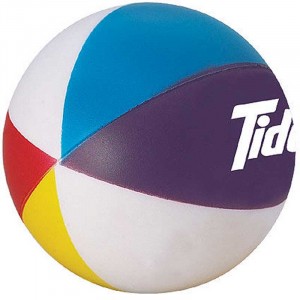 Beachball Stress Reliever Promotional Custom Imprinted With Logo