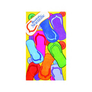 Sandals Towel Stock Design Promotional Custom Imprinted With Logo Sandals Towel Stock Design Promotional Custom Imprinted With Logo