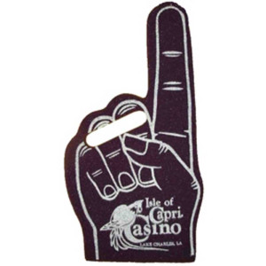 Spirit 12 in. Number 1 Gripper Hand Promotional Custom Imprinted With Logo