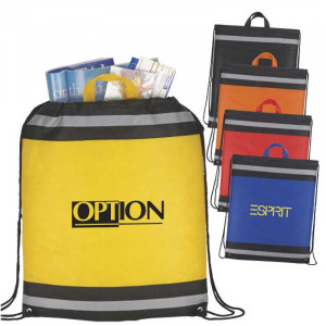 The Eagle Drawstring Backpack Promotional Custom Imprinted With Logo The Eagle Drawstring Backpack Promotional Custom Imprinted With Logo