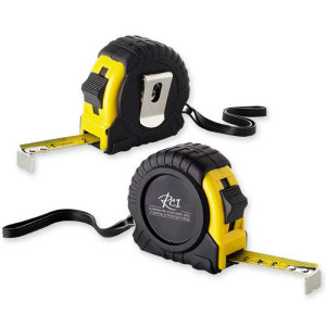 The Journeyman Locking Tape Measure Promotional Custom Imprinted With Logo