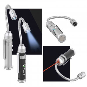 Book Light with Laser Pointer Promotional Custom Imprinted With Logo