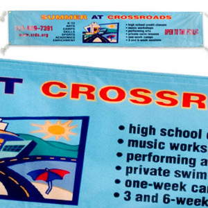 3ft. x 15ft. Vinyl Banner Promotional Custom Imprinted With Logo