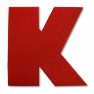 Spirit 12 in. Strike-Out K Promotional Custom Imprinted With Logo