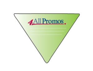 4"x3" Triangle Sticky Notes-25 Sheets-4 Color FREE Promotional Custom Imprinted With Logo 4"x3" Triangle Sticky Notes-25 Sheets-4 Color FREE Promotional Custom Imprinted With Logo