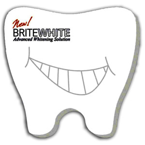 3"x3" Tooth Sticky Notes - 25 Sheets-4 Color FREE Promotional Custom Imprinted With Logo