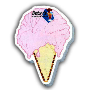 Large Custom Die Cut Sticky Notepads - 25 Sheets - Promotional Custom Imprinted With Logo Large Custom Die Cut Sticky Notepads - 25 Sheets - Promotional Custom Imprinted With Logo