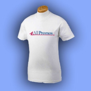 Gildan 100% Cotton T-Shirt - White Promotional Custom Imprinted With Logo Gildan 100% Cotton T-Shirt - White Promotional Custom Imprinted With Logo