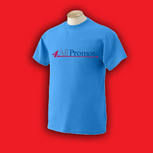 Fruit of the Loom Heavy Cotton 100% Cotton T-Shirt Promotional Custom Imprinted With Logo