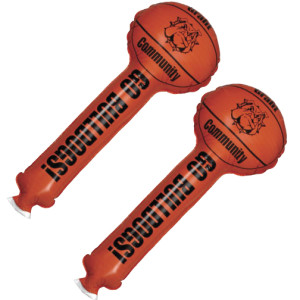 Basketball Thunderstix Noisemakers Promotional Custom Imprinted With Logo Basketball Thunderstix Noisemakers Promotional Custom Imprinted With Logo