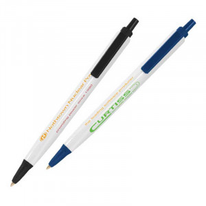 BIC Tri-Stic Ecolutions Pen made with Recycled Plastic Promotional Custom Imprinted With Logo
