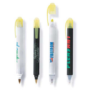 BIC Two-Sider Pen/Highlighter Promotional Custom Imprinted With Logo