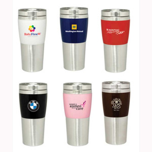 Fusion 14 oz Stainless Tumbler Promotional Custom Imprinted With Logo