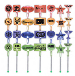 Light-Up Stirrers Promotional Custom Imprinted With Logo