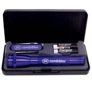 Flashlight & Pocket Knife Gift Set Promotional Custom Imprinted With Logo
