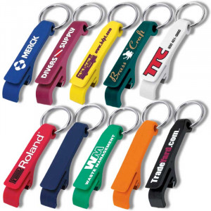 Mini Can Opener & Key Ring Promotional Custom Imprinted With Logo