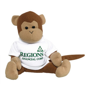 Monkey Bean Bag Promotional Custom Imprinted With Logo