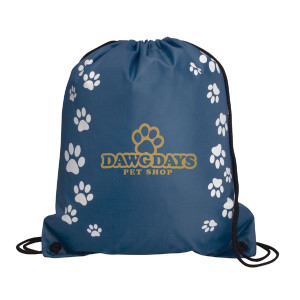 Playful Prints Drawcord Promotional Custom Imprinted With Logo