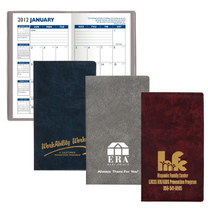 Executive Monthly Pocket Planner - Crush/Marbled Look