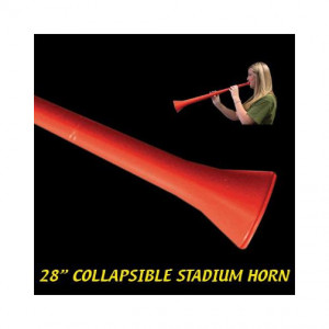 Collapsible Stadium Horn - Red - 28 Inch