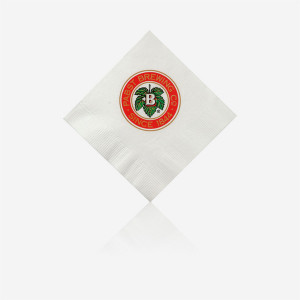 White Beverage Napkin - 5 x 5