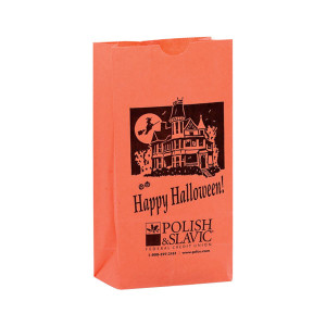 5 x 8 3/4 Halloween Bag - Haunted House