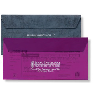 Document Holder with Velcro - Translucent - 10 x 5 Inch