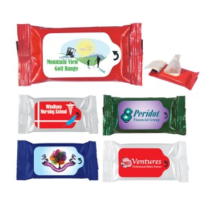 Antibacterial Wet Wipe Packet